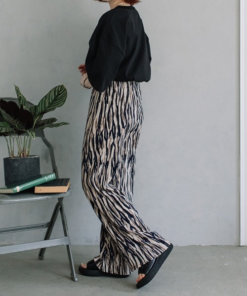 Flugge（フラッジー）の「nuance pattern PT/ニュアンスパターンパンツ（その他パンツ・レディース・グレー/ネイビー系・FREE）」の19枚目の写真