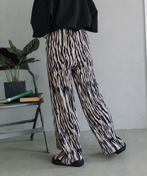 Flugge（フラッジー）の「nuance pattern PT/ニュアンスパターンパンツ（その他パンツ・レディース・グレー/ネイビー系・FREE）」の20枚目の写真