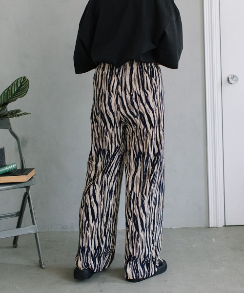 Flugge（フラッジー）の「nuance pattern PT/ニュアンスパターンパンツ（その他パンツ・レディース・グレー/ネイビー系・FREE）」の22枚目の写真