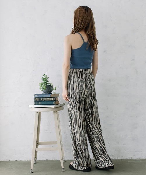 Flugge（フラッジー）の「nuance pattern PT/ニュアンスパターンパンツ（その他パンツ・レディース・グレー/ネイビー系・FREE）」の9枚目の写真