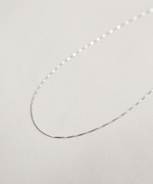 styiro（スタイロ）の「金属アレルギー対応 Silver925 シンプルチェーンネックレス（ネックレス・レディース・シルバー/シルバー系その他2/シルバー系その他3/ゴールド系その他2・FREE）」の5枚目の写真