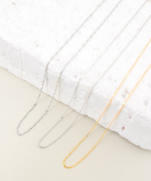 styiro（スタイロ）の「金属アレルギー対応 Silver925 シンプルチェーンネックレス（ネックレス・レディース・シルバー/シルバー系その他2/シルバー系その他3/ゴールド系その他2・FREE）」の9枚目の写真