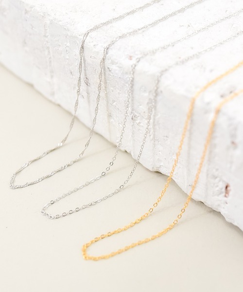 styiro（スタイロ）の「金属アレルギー対応 Silver925 シンプルチェーンネックレス（ネックレス・レディース・シルバー/シルバー系その他2/シルバー系その他3/ゴールド系その他2・FREE）」の10枚目の写真
