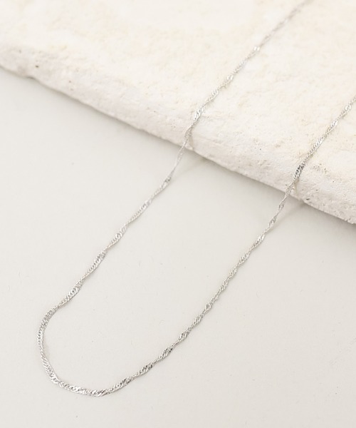 styiro（スタイロ）の「金属アレルギー対応 Silver925 シンプルチェーンネックレス（ネックレス・レディース・シルバー/シルバー系その他2/シルバー系その他3/ゴールド系その他2・FREE）」の18枚目の写真