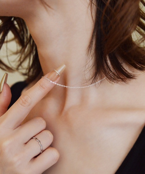 styiro（スタイロ）の「金属アレルギー対応 Silver925 シンプルチェーンネックレス（ネックレス・レディース・シルバー/シルバー系その他2/シルバー系その他3/ゴールド系その他2・FREE）」の22枚目の写真