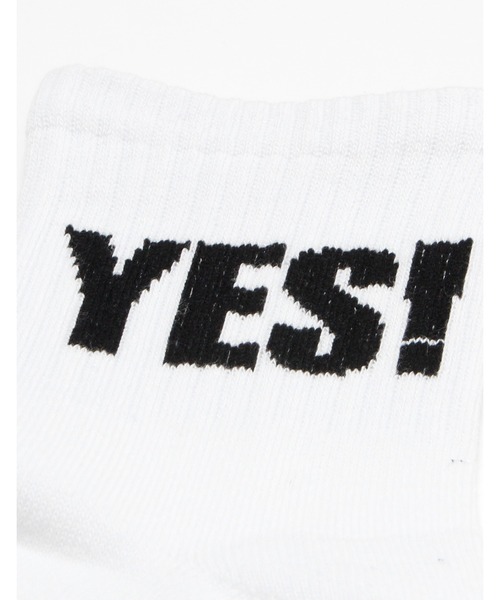 Little sunny bite（リトルサニーバイト）の「Yes socks（ソックス/靴下・レディース・ブラック/ホワイト/ブルー・FREE）」の7枚目の写真