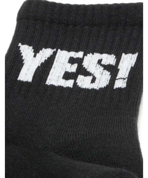 Little sunny bite（リトルサニーバイト）の「Yes socks（ソックス/靴下・レディース・ブラック/ホワイト/ブルー・FREE）」の11枚目の写真