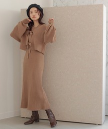 mysty woman | リボンショート2Pワンピース 173682(ワンピース)