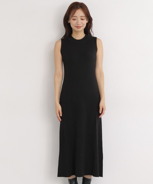 mysty woman（ミスティウーマン）の「リボンショート2Pワンピース 173682（ワンピース・レディース・アイボリー/ブラック/モカ・FREE）」の22枚目の写真