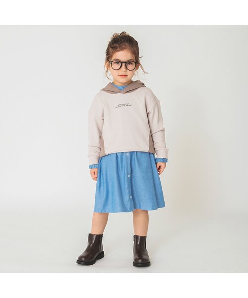 BREEZE（ブリーズ）の「WEB限定 配色パーカー（パーカー・キッズ・オフホワイト/ベージュ・140/130/120/100/110）」の17枚目の写真