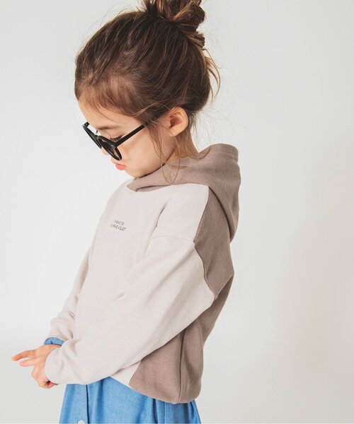 BREEZE（ブリーズ）の「WEB限定 配色パーカー（パーカー・キッズ・オフホワイト/ベージュ・140/130/120/100/110）」の19枚目の写真