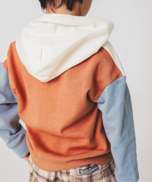 BREEZE（ブリーズ）の「WEB限定 配色パーカー（パーカー・キッズ・オフホワイト/ベージュ・140/130/120/100/110）」の12枚目の写真