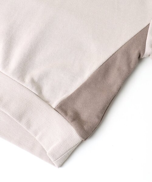 BREEZE（ブリーズ）の「WEB限定 配色パーカー（パーカー・キッズ・オフホワイト/ベージュ・140/130/120/100/110）」の7枚目の写真