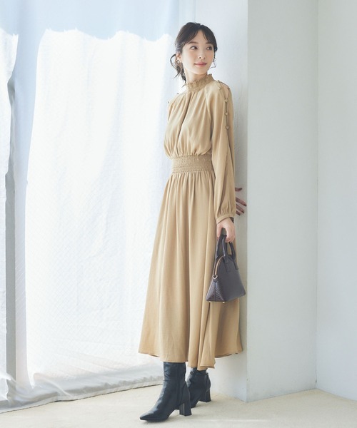 Andemiu(アンデミュウ)の「カタオシショルダーバッグ171350(ショルダーバッグ・レディース・ピンク/アイボリー/ブラウン・FREE)」の18枚目の写真