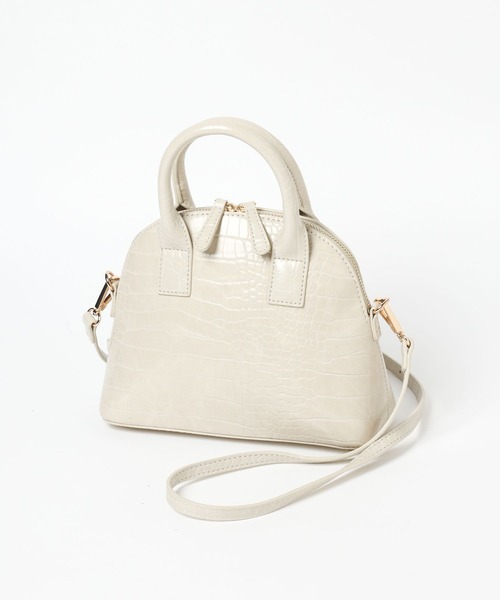 Andemiu(アンデミュウ)の「カタオシショルダーバッグ171350(ショルダーバッグ・レディース・ピンク/アイボリー/ブラウン・FREE)」の4枚目の写真