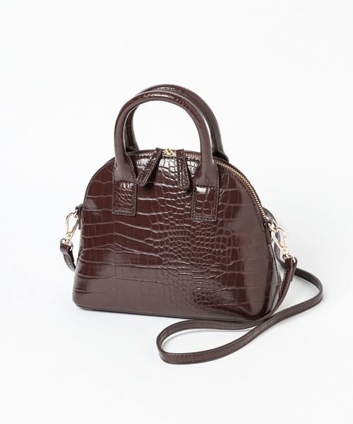 Andemiu(アンデミュウ)の「カタオシショルダーバッグ171350(ショルダーバッグ・レディース・ピンク/アイボリー/ブラウン・FREE)」の15枚目の写真