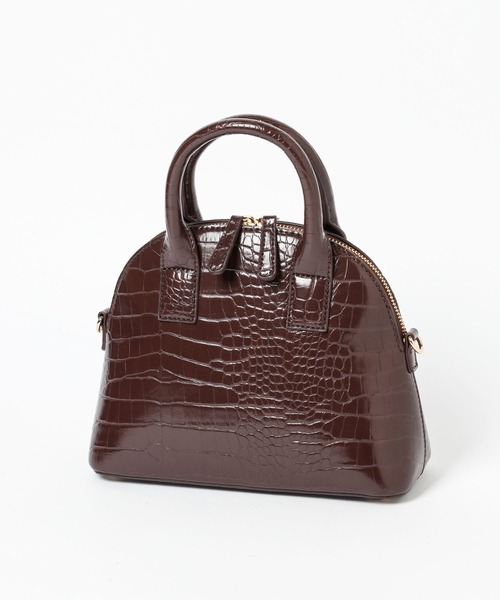 Andemiu(アンデミュウ)の「カタオシショルダーバッグ171350(ショルダーバッグ・レディース・ピンク/アイボリー/ブラウン・FREE)」の12枚目の写真