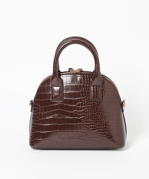 Andemiu(アンデミュウ)の「カタオシショルダーバッグ171350(ショルダーバッグ・レディース・ピンク/アイボリー/ブラウン・FREE)」の10枚目の写真