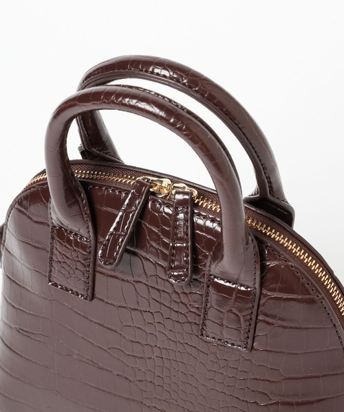 Andemiu(アンデミュウ)の「カタオシショルダーバッグ171350(ショルダーバッグ・レディース・ピンク/アイボリー/ブラウン・FREE)」の16枚目の写真