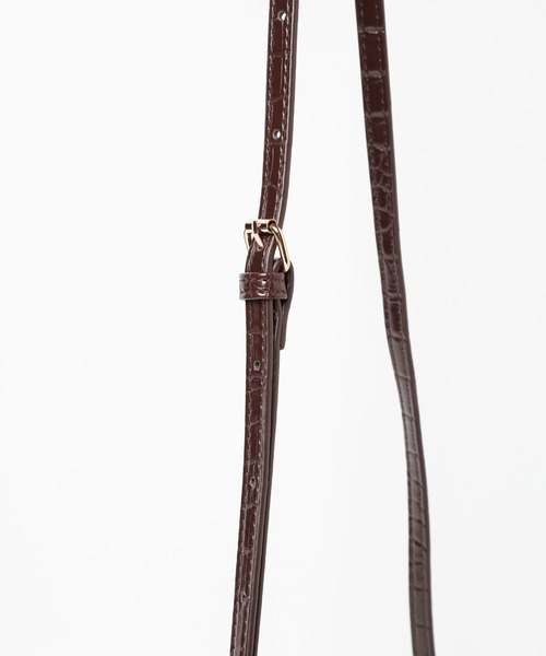 Andemiu(アンデミュウ)の「カタオシショルダーバッグ171350(ショルダーバッグ・レディース・ピンク/アイボリー/ブラウン・FREE)」の8枚目の写真