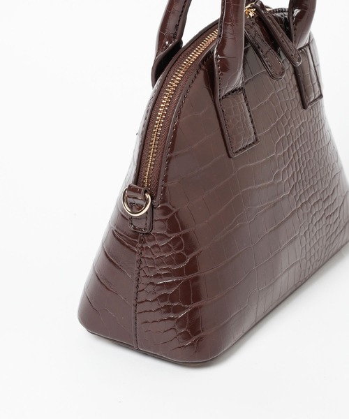 Andemiu(アンデミュウ)の「カタオシショルダーバッグ171350(ショルダーバッグ・レディース・ピンク/アイボリー/ブラウン・FREE)」の11枚目の写真