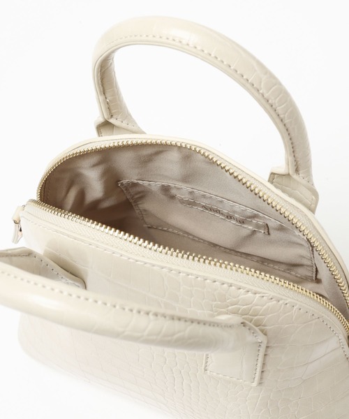 Andemiu(アンデミュウ)の「カタオシショルダーバッグ171350(ショルダーバッグ・レディース・ピンク/アイボリー/ブラウン・FREE)」の6枚目の写真