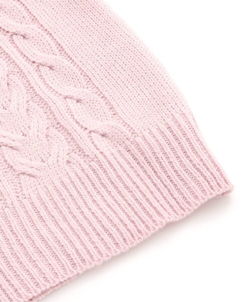 algy（アルジー）の「袖レースアップケーブルニット（ニット/セーター・キッズ・ピンク/アイボリー/サックスブルー・XX-SMALL/X-SMALL/SMALL/MEDIUM）」の11枚目の写真