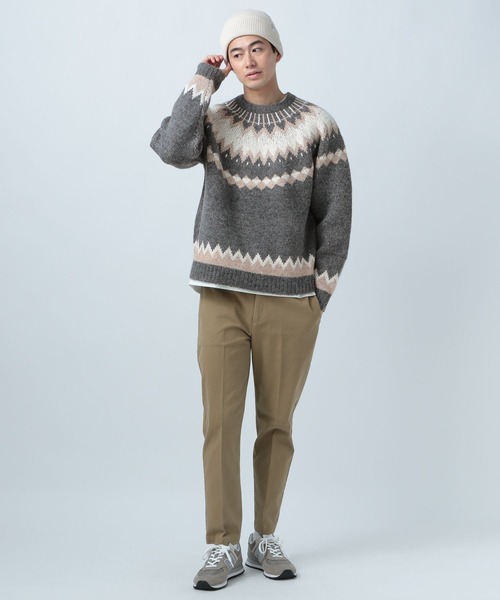 Curensology フェアアイルニットプルオーバー Curensology 22AW フェアアイルニットプルオーバー