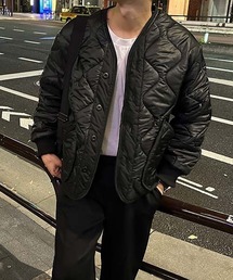 ASCLO | ASCLO Mason Quilting Padded Jumper(ノーカラージャケット)