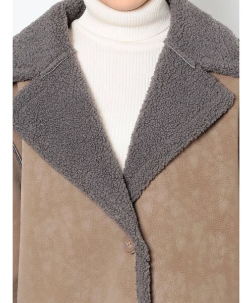 EMODA(エモダ)の「フェイクムートンコート(ムートンコート・レディース・ブラウン/ブラック・FREE)」の21枚目の写真