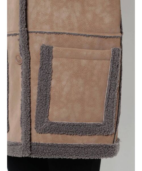 EMODA(エモダ)の「フェイクムートンコート(ムートンコート・レディース・ブラウン/ブラック・FREE)」の17枚目の写真