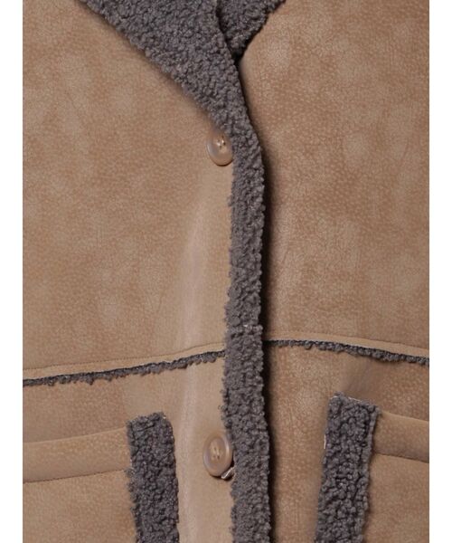 EMODA(エモダ)の「フェイクムートンコート(ムートンコート・レディース・ブラウン/ブラック・FREE)」の14枚目の写真