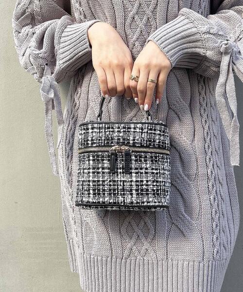 INGNI(イング)の「ツイードバニティショルダーバッグ(ハンドバッグ・レディース・その他1・ONE SIZE)」の1枚目の写真