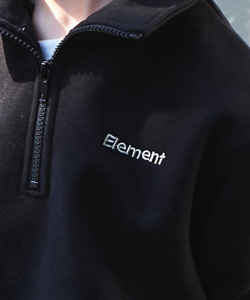 PAIRMANON STREET（ペアマノンストリート）の「【PAIRMANON STREET】裏起毛ハーフジッププルオーバー（スウェット・キッズ・ブラック/グレー/ネイビー・110/90/100/130/140/120/150）」の4枚目の写真