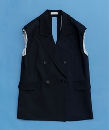 MAISON SPECIAL | バックベルトカットオフジレ【MAISON SPECIAL/メゾンスペシャル】(その他アウター)