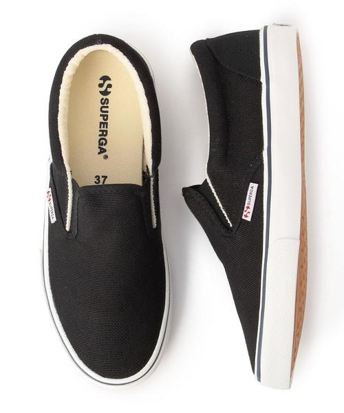 SUPERGA（スペルガ）の「スペルガ/SUPERGA COTU SLP SNK（スニーカー・レディース・ホワイト/ブラック/ライトブルー/オレンジ・37/36/38）」の3枚目の写真