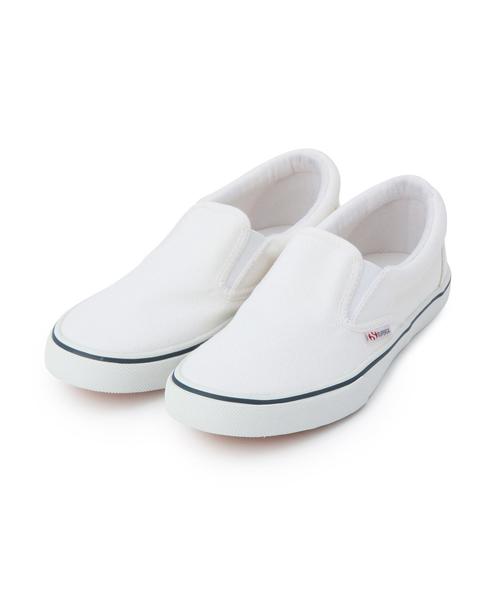 SUPERGA（スペルガ）の「スペルガ/SUPERGA COTU SLP SNK（スニーカー・レディース・ホワイト/ブラック/ライトブルー/オレンジ・37/36/38）」の5枚目の写真
