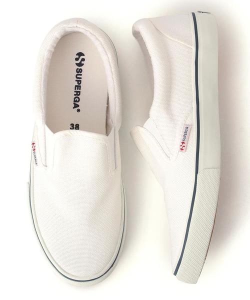 SUPERGA（スペルガ）の「スペルガ/SUPERGA COTU SLP SNK（スニーカー・レディース・ホワイト/ブラック/ライトブルー/オレンジ・37/36/38）」の14枚目の写真