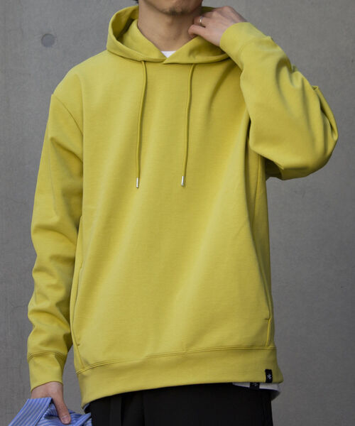 GLOSTER（グロスター）の「【GLOSTER/グロスター】ダンボールニット プルオーバーパーカー フーディ（パーカー・メンズ・チャコールグレー/アイボリー/ベージュ/イエロー・S/M/L）」の11枚目の写真