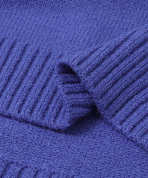 KBF（ケイビーエフ）の「クルーネックオーバーニット（ニット/セーター・レディース・ベージュ/レッド/グレー/ブルー・ONE）」の5枚目の写真