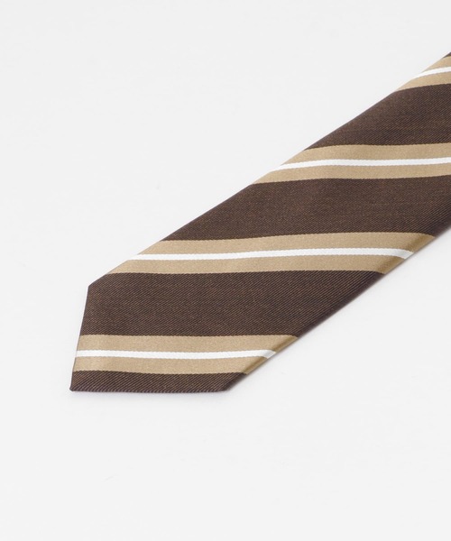 URBAN RESEARCH DOORS(アーバンリサーチドアーズ)の「LIFE STYLE TAILOR 23SS国内タイSTRIPE3(ネクタイ・メンズ・ブラウン系その他/グリーン系その他/ブルー系その他・-)」の8枚目の写真