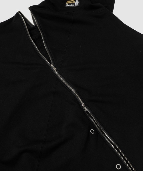 TAKAHIROMIYASHITATheSoloIst.(タカヒロミヤシタザソロイスト)の「double zip balloon shaped hoodie(パーカー・メンズ・ブラック・44)」の4枚目の写真