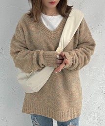 メランジVネックニット【ZOZOTOWN限定アイテム】