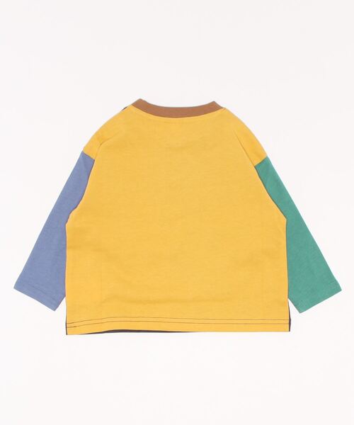 Life Support Products(ライフサポートプロダクツ)の「【コットンUSA】クレイジーポケットロンT(80~150cm)(Tシャツ/カットソー・キッズ・ライム/チャコール/オフホワイト/ベージュ・90/100/110/120/80/130/95/140/150)」の15枚目の写真