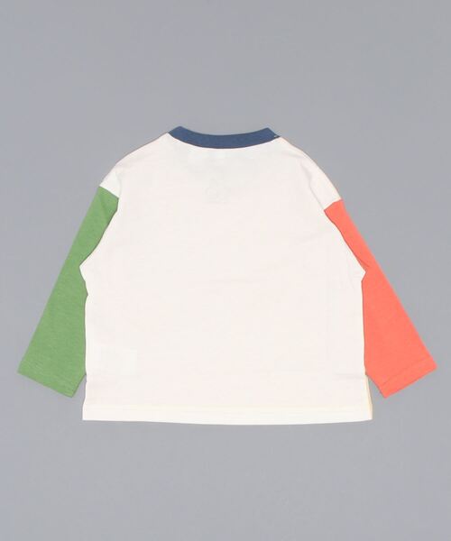 Life Support Products(ライフサポートプロダクツ)の「【コットンUSA】クレイジーポケットロンT(80~150cm)(Tシャツ/カットソー・キッズ・ライム/チャコール/オフホワイト/ベージュ・90/100/110/120/80/130/95/140/150)」の16枚目の写真