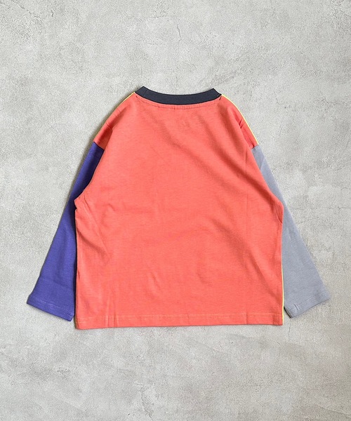 Life Support Products(ライフサポートプロダクツ)の「【コットンUSA】クレイジーポケットロンT(80~150cm)(Tシャツ/カットソー・キッズ・ライム/チャコール/オフホワイト/ベージュ・90/100/110/120/80/130/95/140/150)」の9枚目の写真