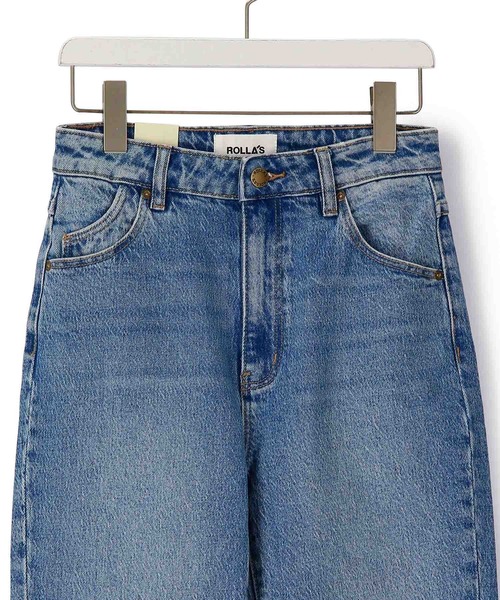 ROLLA'S（ローラス）の「【ROLLA'S】ORIGINAL STRAIGHT（デニムパンツ・レディース・ブルー・25/26/27）」の8枚目の写真