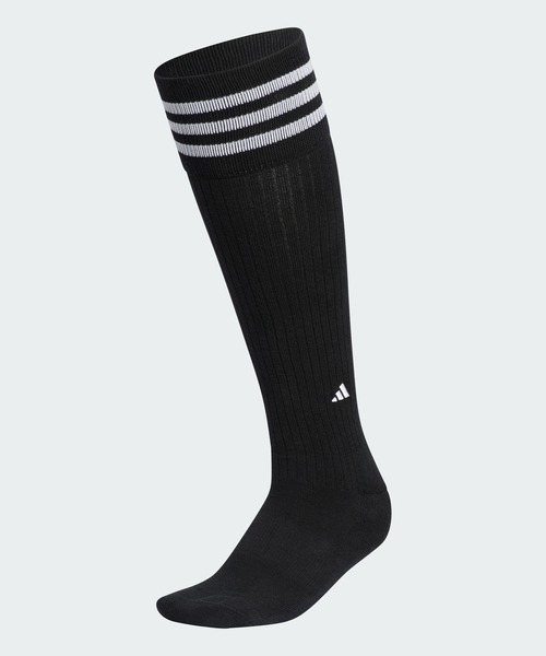 adidas（アディダス）の「ひざ丈 スリーストライプ クッションソックス【adidas Golf/アディダスゴルフ】（ソックス/靴下・レディース・ホワイト×ブラック/コーラル/ブラック×ホワイト・SMALL）」の3枚目の写真