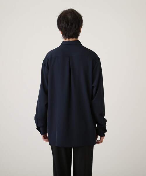 tk.TAKEO KIKUCHI(ティーケータケオキクチ)の「◆アムンゼンパッチワークシャツ(シャツ/ブラウス・メンズ・ネイビー系4/ホワイト系5/ブラック系4・01/02/03)」の6枚目の写真