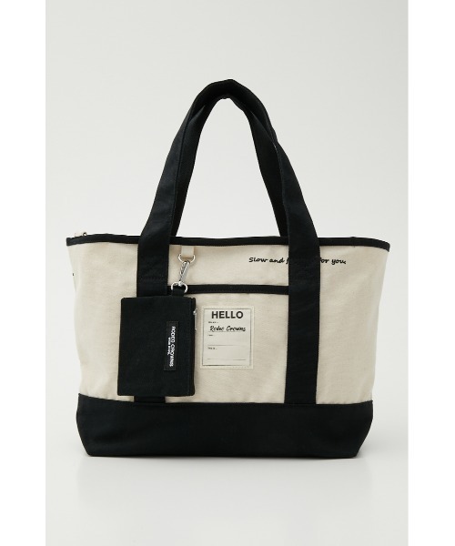RODEO CROWNS WIDE BOWL(ロデオクラウンズワイドボウル)の「RC CANVAS TOTE(トートバッグ・レディース・ブラック系その他/レッド系その他/ブルー系その他・FREE)」の3枚目の写真